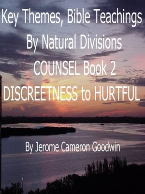 cover image of COUNSEL--DISCREETNESS to HURTFUL--Book 2--KTBND